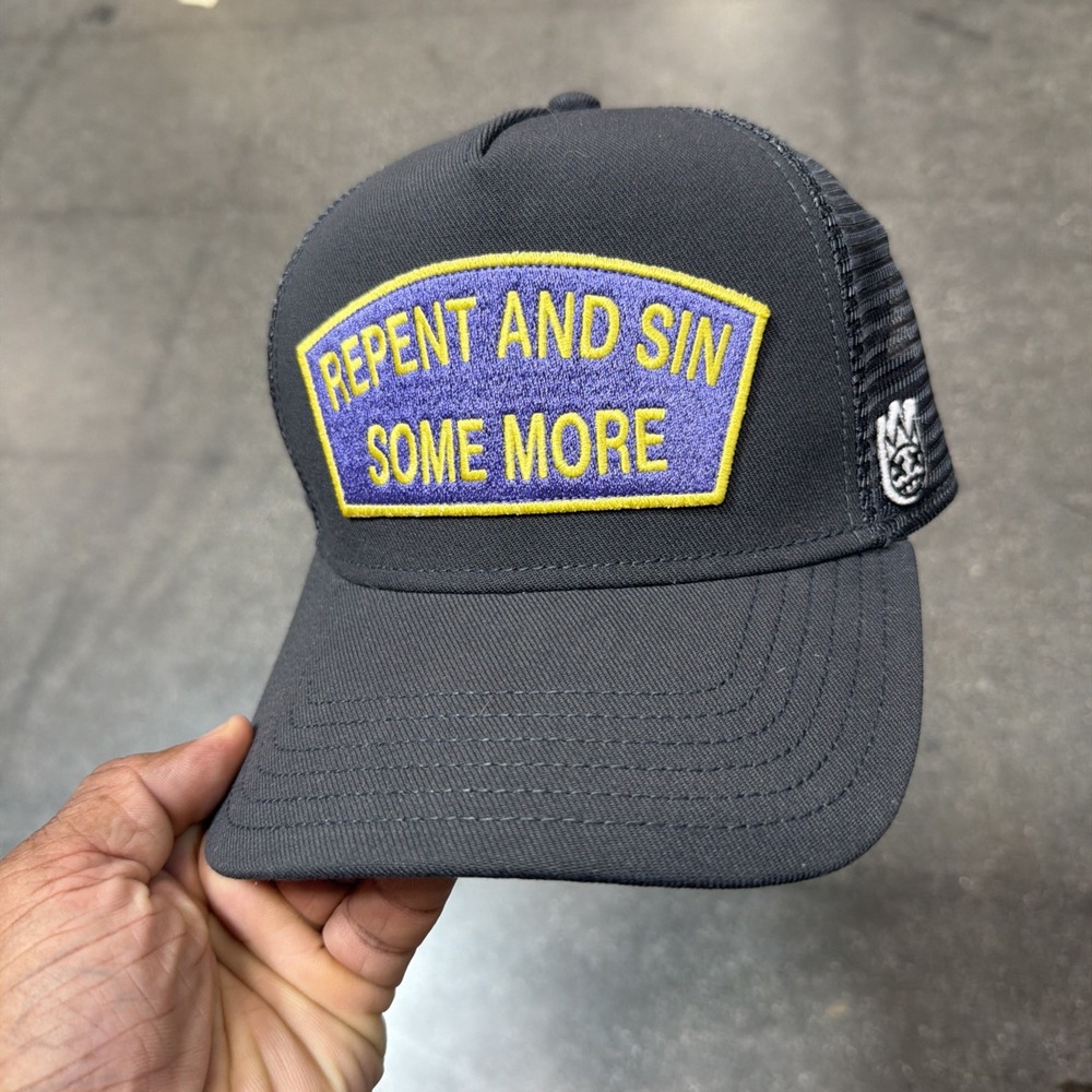 Cult Of Individuality Trucker Hat Repent And Sin Some More Mens 625BC